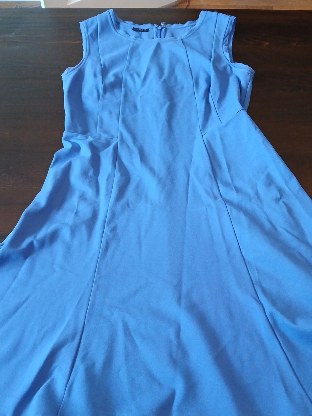 Talbots Bright Blue Sleeveless Dress